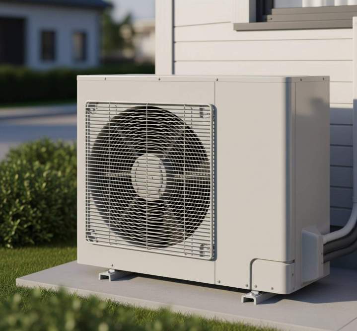 Installation de thermopompe, Carignan