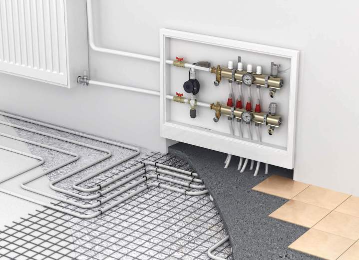 Installation plancher radiant Saint-Roch-de-Richelieu